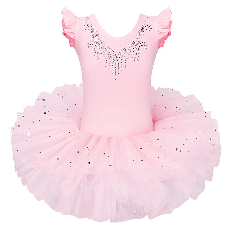 Cotton Dress for Girls Ballerina Short Sleeve