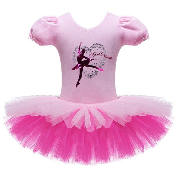 Cotton Dress for Girls Ballerina Short Sleeve