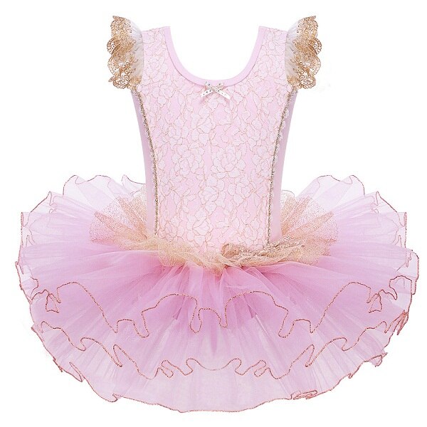 Cotton Dress for Girls Ballerina Short Sleeve