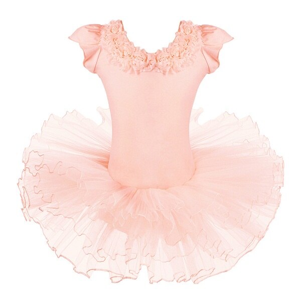 Cotton Dress for Girls Ballerina Short Sleeve