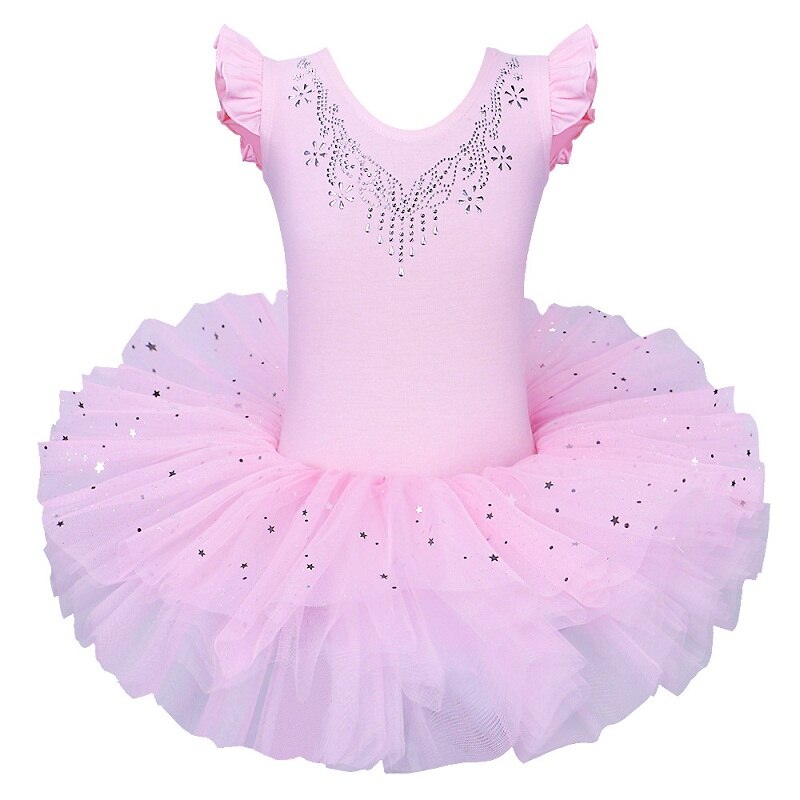 Cotton Dress for Girls Ballerina Short Sleeve