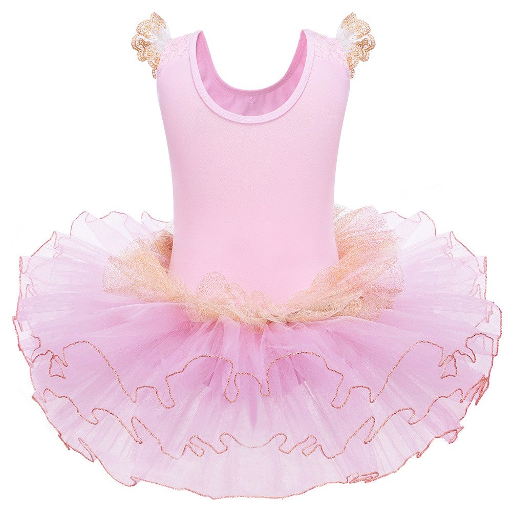 Cotton Dress for Girls Ballerina Short Sleeve