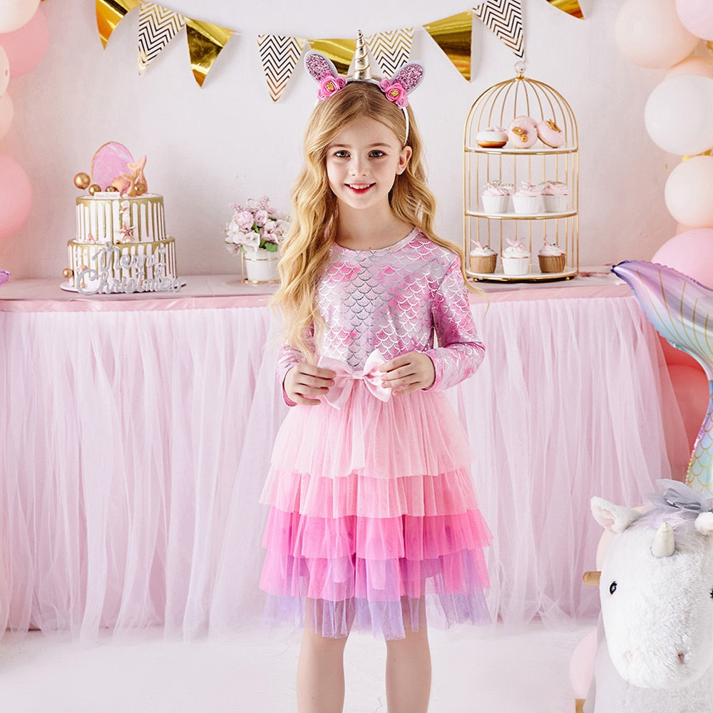 Melissa Long Sleeve  Tutu Dress