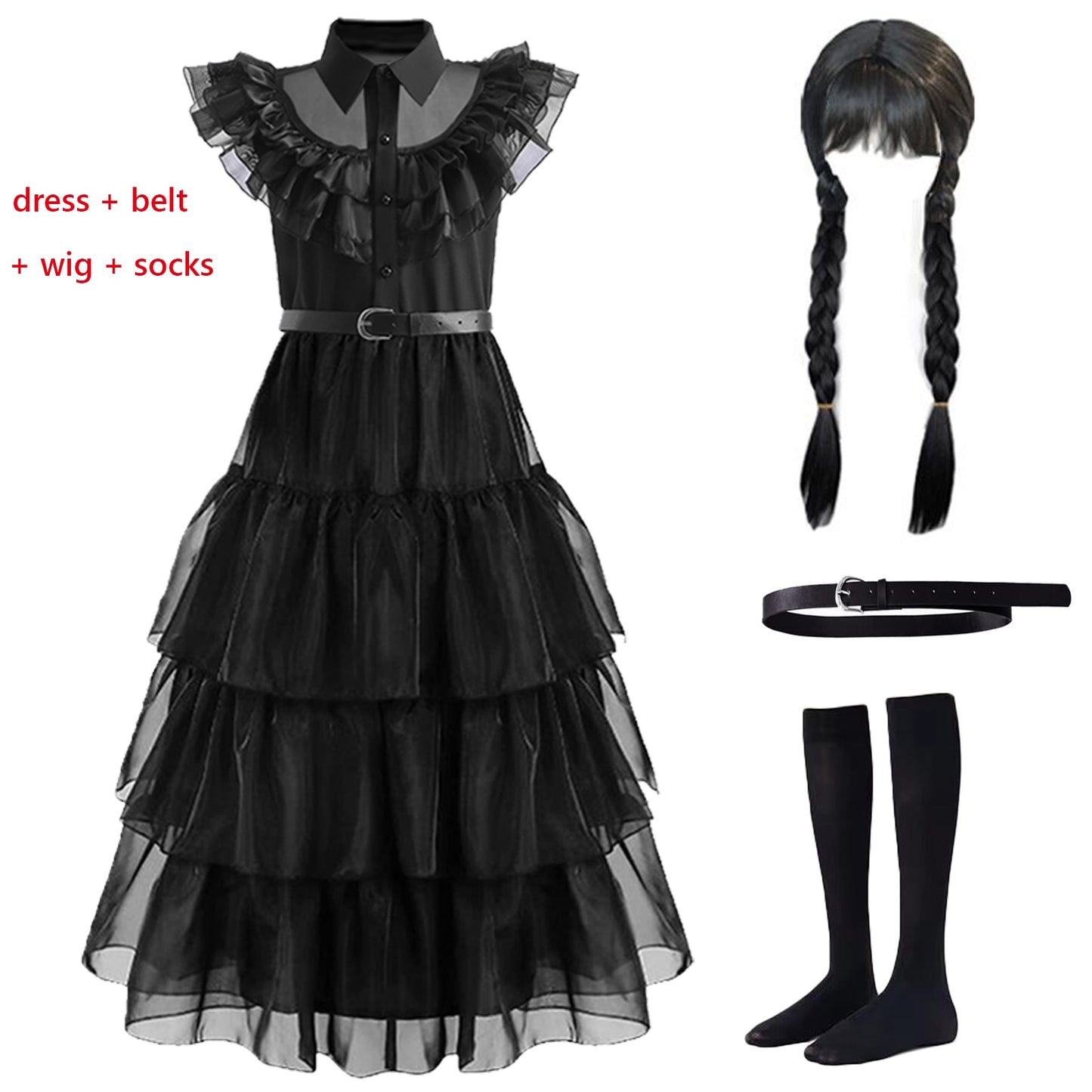 Wednesday Addams Cosplay Dress