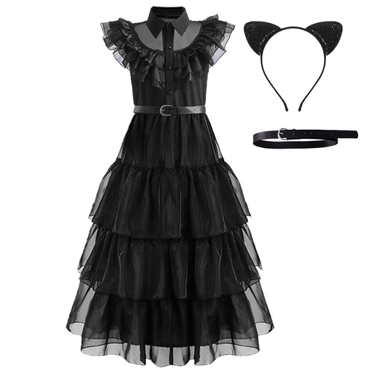 Wednesday Addams Cosplay Dress