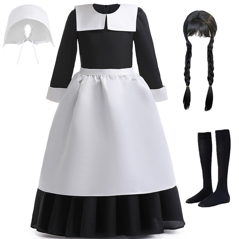 Wednesday Addams Cosplay Dress