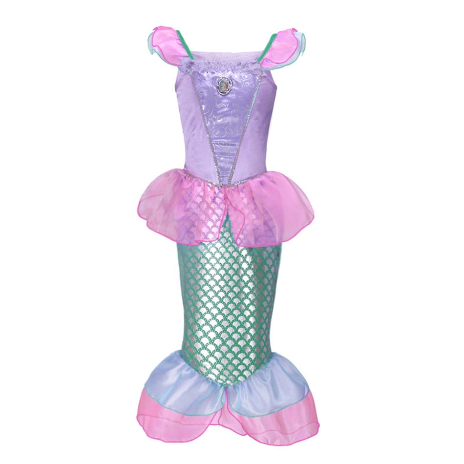 Disney Girl Princess Little Mermaid Ariel Dress