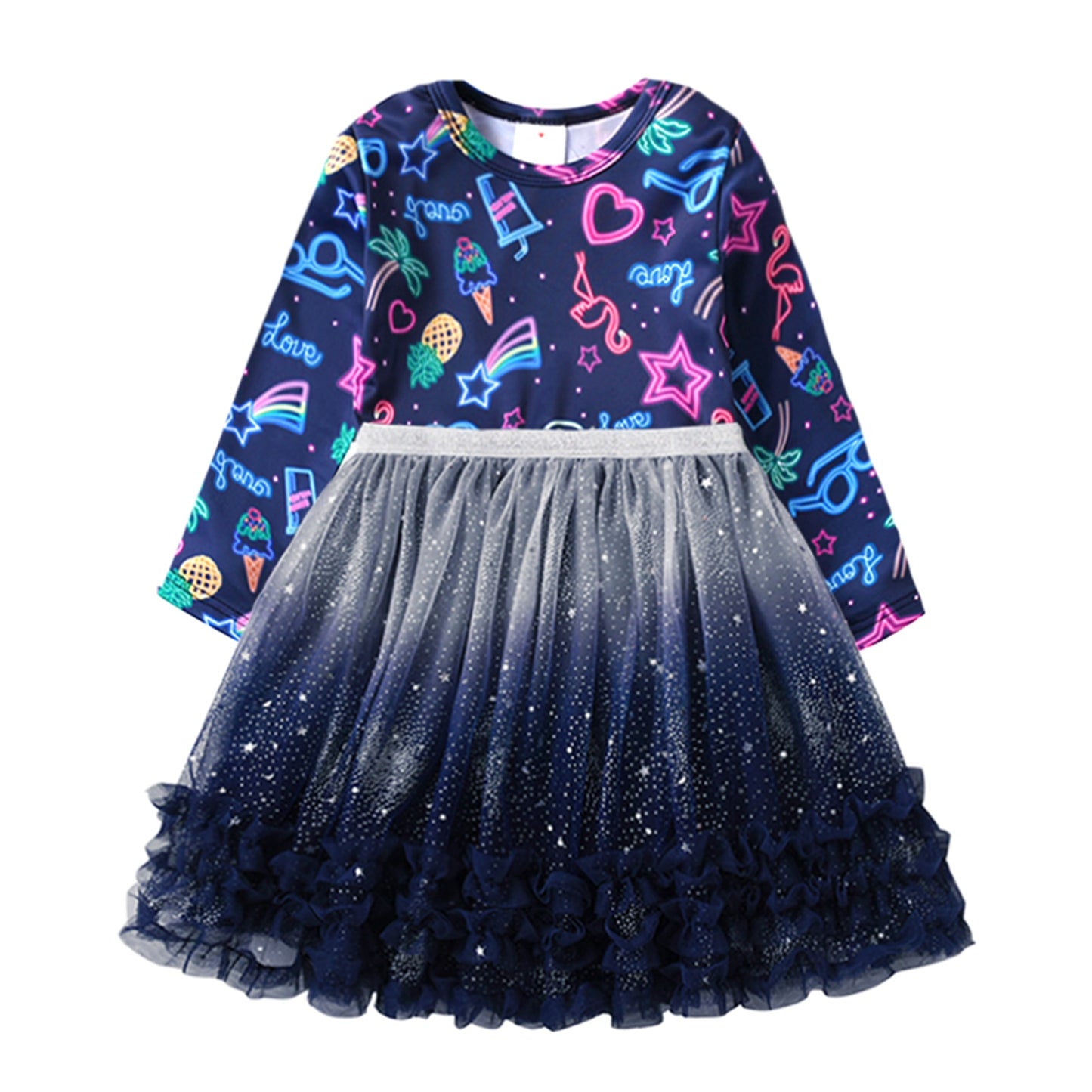 Melissa Long Sleeve  Tutu Dress