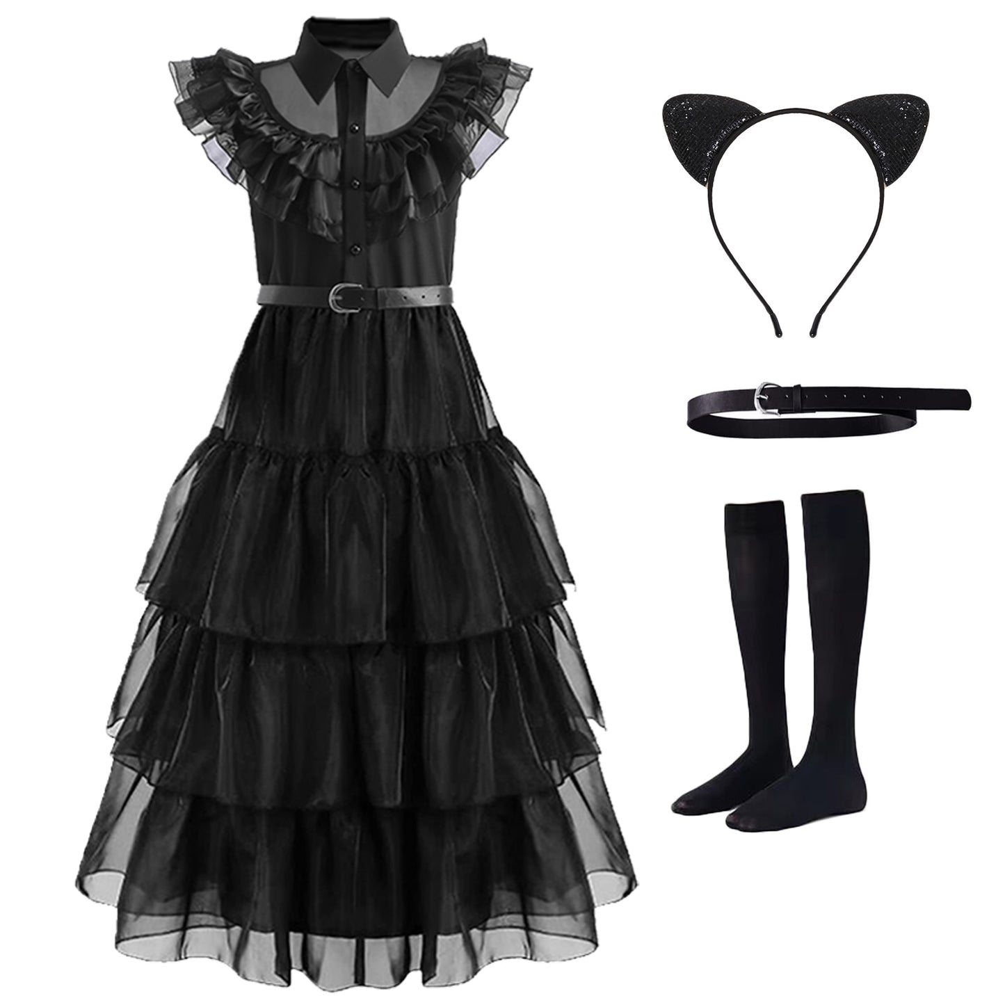 Wednesday Addams Cosplay Dress