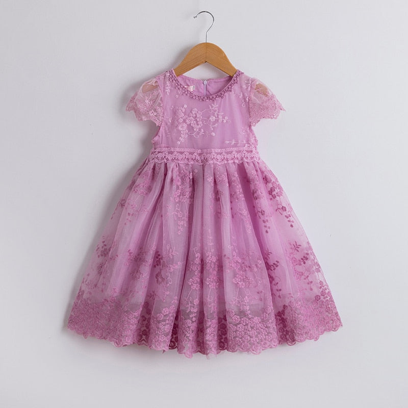 Girl Dress Lace Princess Party Dress