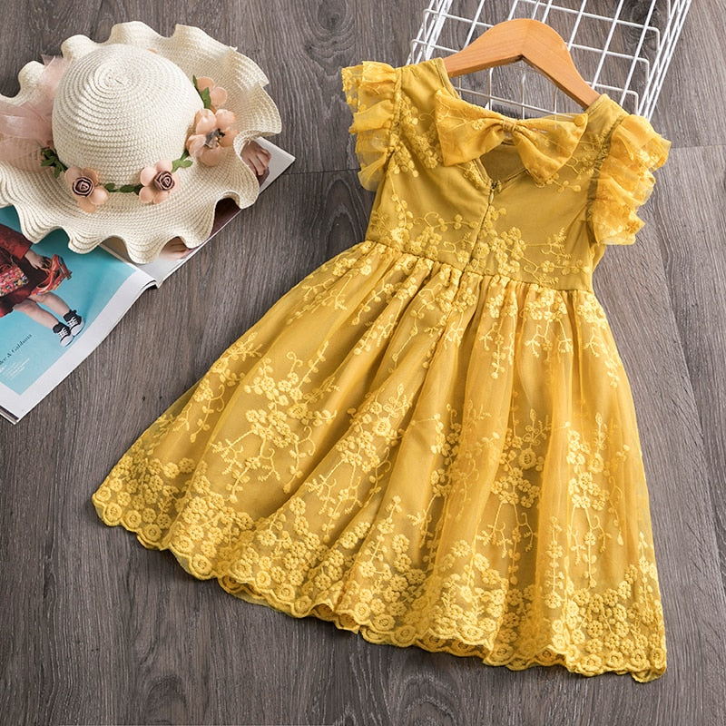 Girl Dress Lace Princess Party Dress