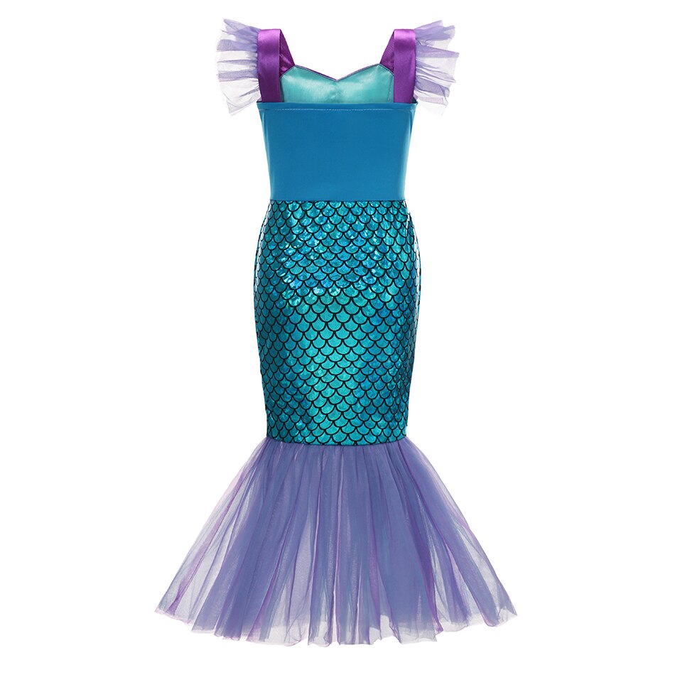 Disney Girl Princess Little Mermaid Ariel Dress