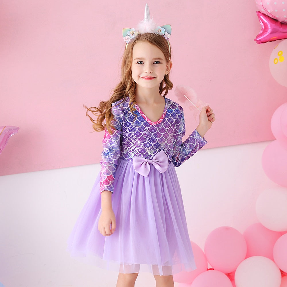 Melissa Long Sleeve  Tutu Dress