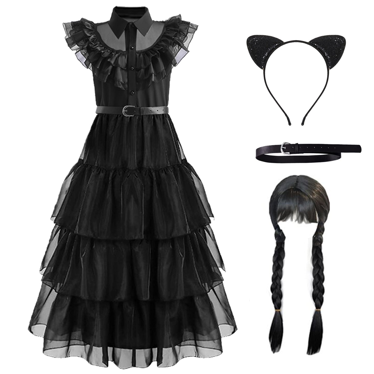 Wednesday Addams Cosplay Dress