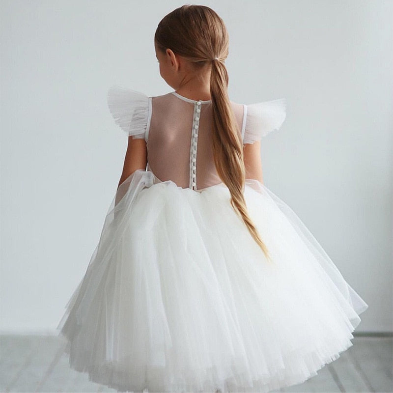 Draped Elegant Princess Long Tulle Dress