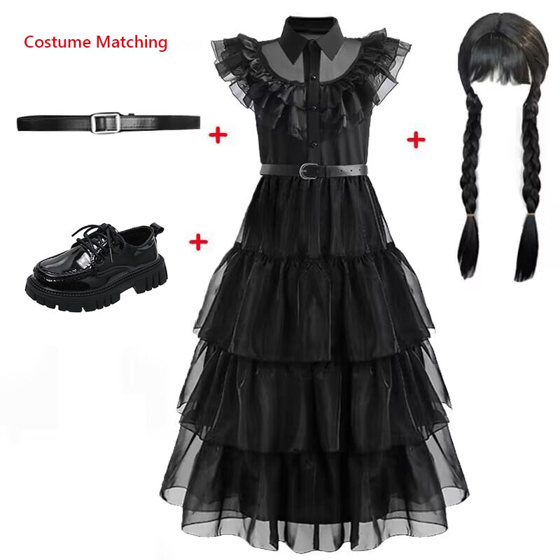 Wednesday Addams Cosplay Dress