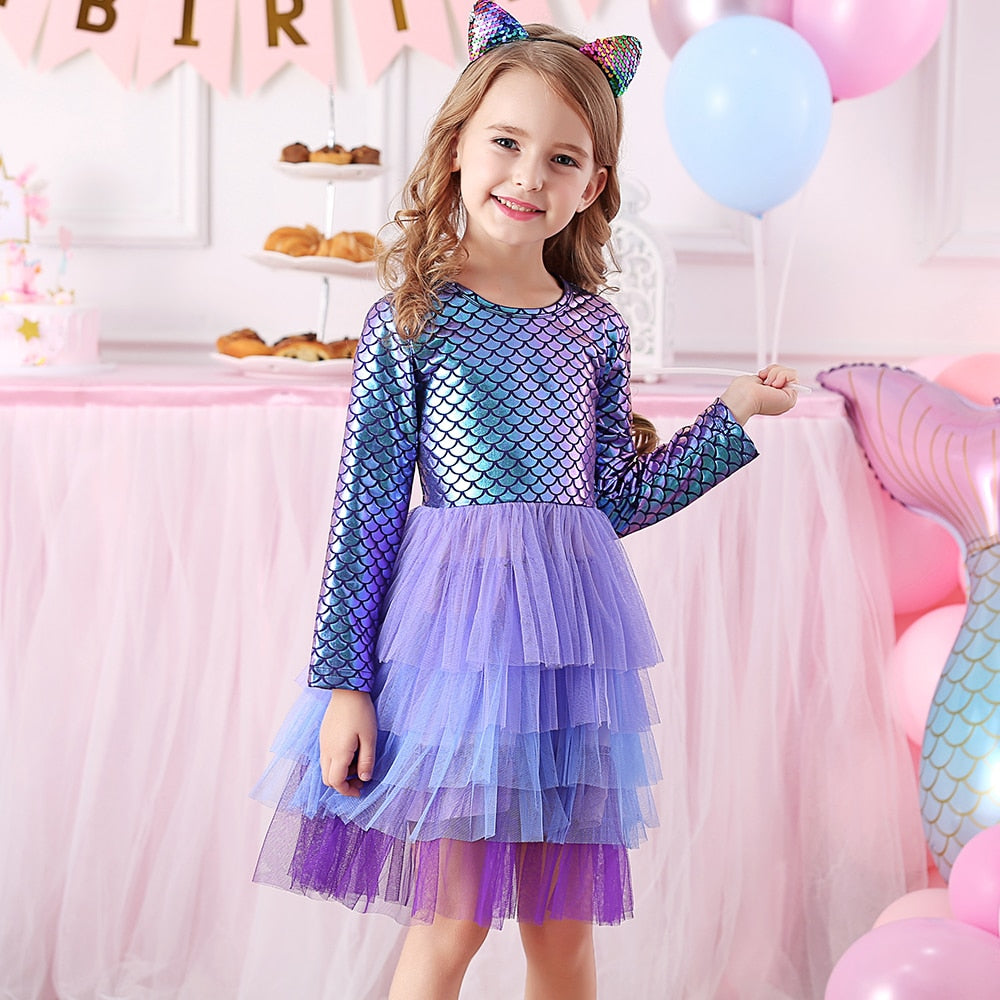 Melissa Long Sleeve  Tutu Dress