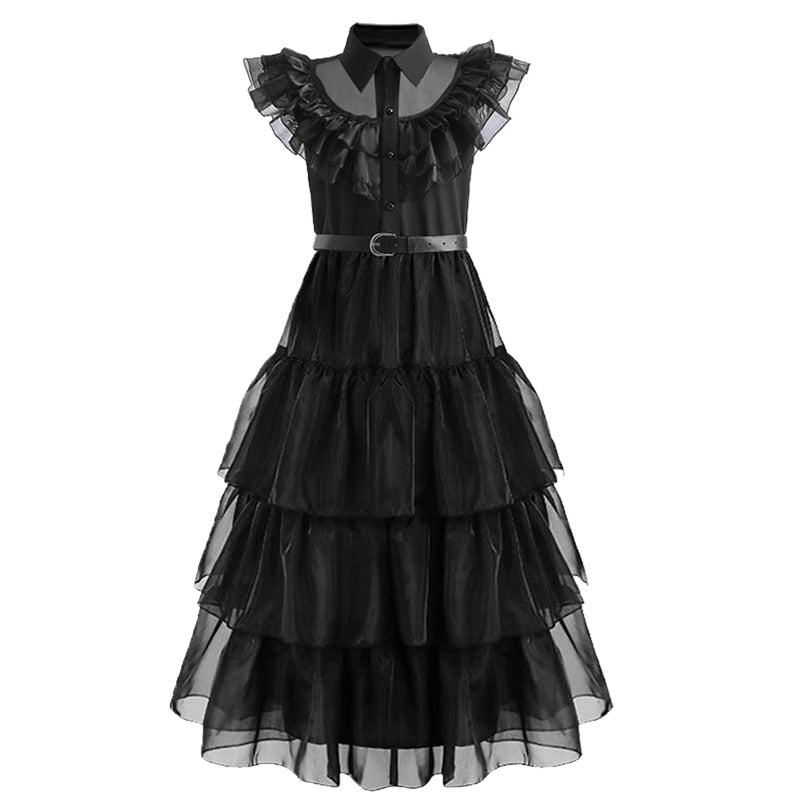 Wednesday Addams Cosplay Dress