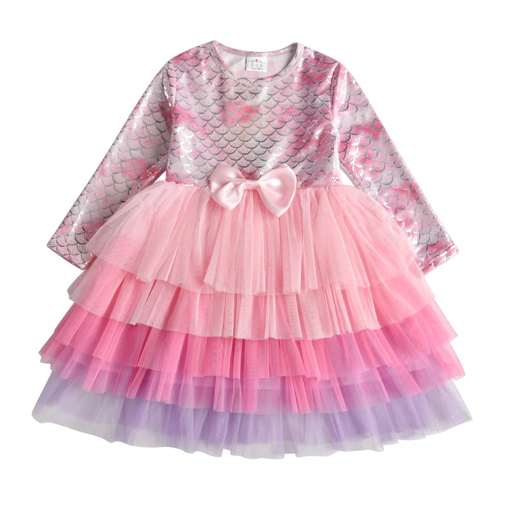 Melissa Long Sleeve  Tutu Dress