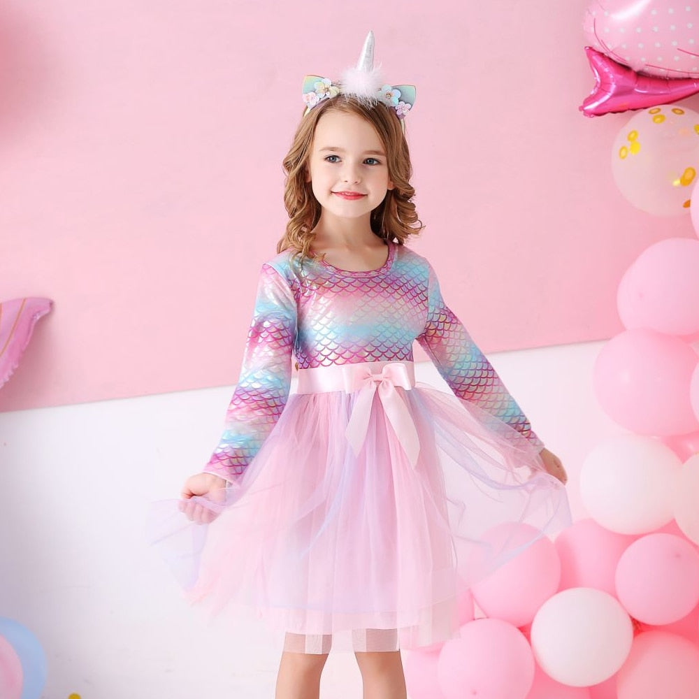 Melissa Long Sleeve  Tutu Dress