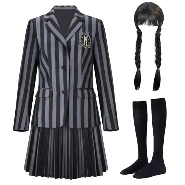 Wednesday Addams Cosplay Dress