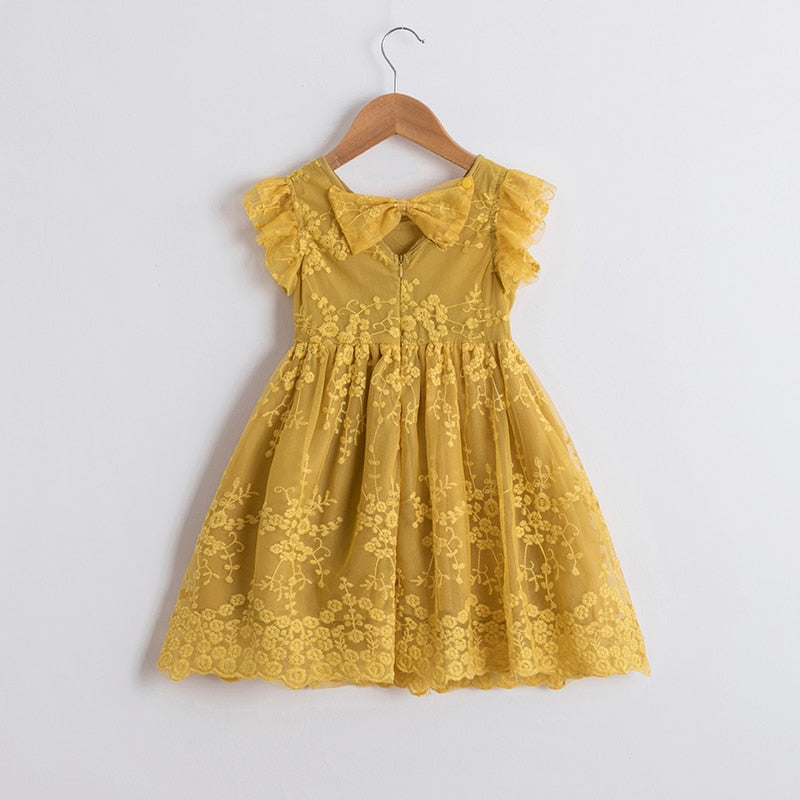 Girl Dress Lace Princess Party Dress